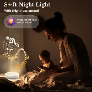 Máy tiếng ồn trắng với 16 âm thanh nhẹ nhàng ánh sáng ban đêm & Máy nghe nhạc hẹn giờ ngủ cho nhà hát người lớn & trẻ em - Product Image 5
