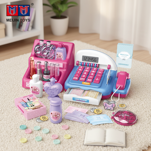 <span class=keywords><strong>Caja</strong></span> <span class=keywords><strong>Registradora</strong></span> de juguetes de maquillaje para niña, con luces de sonido - Product Image 3