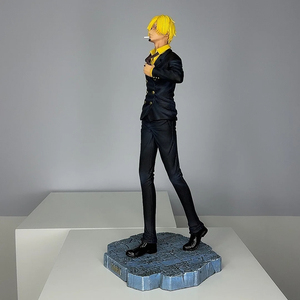 Figura de <span class=keywords><strong>VinSmoke</strong></span> Sanji de One Piece de 35 cm, Traje Blackfoot, Figura de PVC, Colección, Adorno, Juguete Decorativo, Regalos - Product Image 3