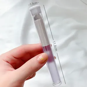 Silicone Lip <b>Brush</b> <b>Round</b> Head Lip Balm Applicator Concealer Makeup <b>Brushes</b> Portable Nail <b>Brush</b> Makeup Tools - Product Image 5