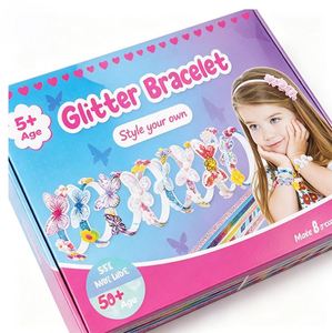 Girls Creative <b>Headband</b> Kit DIY Hair Clips Pins Ribbons Flowers Gems Glue Dots Birthday Party Toy Wholesale Set - Product Image 5