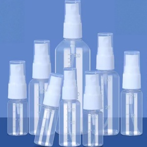 Botella de spray graduada transparente Mingxu de 10, 20, 30, 50 y 100 ml de plástico con boquilla pulverizadora para dispensar líquidos - Product Image 4