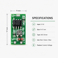 Module laser ZhonNa 3-5V avec carte de commande PCB, courant constant réglable, module laser RGB, accessoire d'outil, pièces de rechange