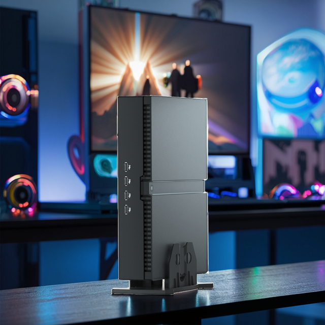 Eglobal New High Performance Gaming PC Intel Core I9-13900F Integrated Graphics RTX 4070 12G SSD Mini Fan PC Quad WiFi6