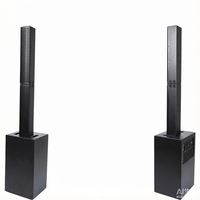 Subwoofer de 15 Pulgadas y Altavoz de Columna de 4*4 Pulgadas para Actuaciones en Escenarios al Aire Libre, Sistema de Sonido de Audio