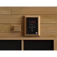 Modern Ahşap İnfrared Sauna Odası Dokunmatik Kontrol Sistemi Kolay Kullanım 1-2 Kişilik 1 Yıl Garantili İç Mekan Kullanımı OEM Marka