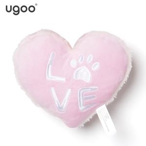 2024 Moed De Laffe Dieren Pluche Hondenspeelgoed Huisdier Schattig Piepend Hondenspeelgoed Pluche Valentijnsdag Liefdeshart Knuffels - Product Image 2