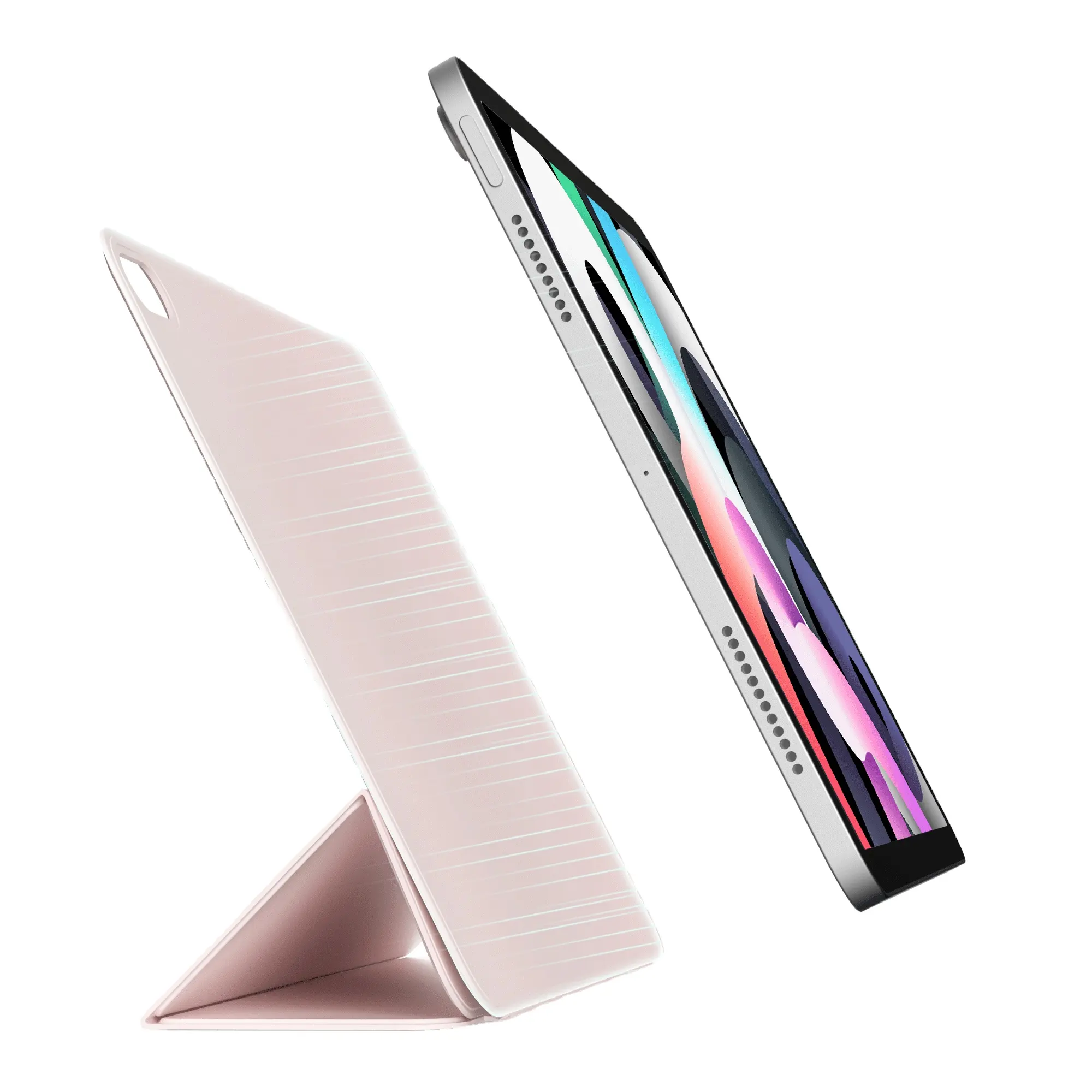 Capa com 3 dobras para tablet popular PU couro e capa inteligente para iPad mini6 8.3 polegadas