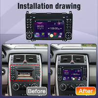 STWEI 7" para Mercedes Benz B200 W245 W169 W639, reproductores multimedia inalámbricos para coche con Carplay y Android AUTO, radio, música Bluetooth