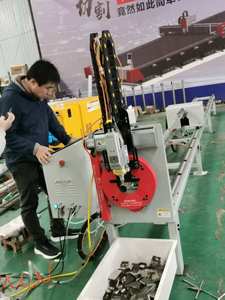 Auto-Feed CNC Pipe Cutting Machine CO2/Fiber Laser for Round/<b>Square</b> Tubes | Stainless Steel Aluminum | High-<b>Speed</b> Bevel Hole - Product Image 6
