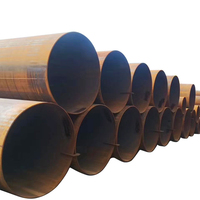 Meilleur prix pour tuyau de pétrole noir ASTM A252 Gr.3 LSAW API 5L pour fondation de pont, diamètre extérieur 1219 mm, épaisseur 28,6 mm