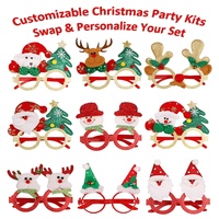 Kits de fête de Noël 12 pièces avec costumes, chapeaux et accessoires – Lots mixtes en gros