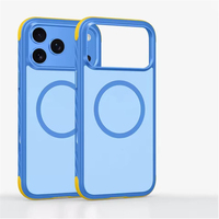 Coque de téléphone antichoc en PC mat résistant aux taches pour iPhone 18 Pro Max 17 Pro avec chargement magnétique sans fil et bouton AI en TPU