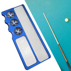 Herramienta de reparación de punta de Taco de billar de aleación de aluminio, accesorios de taco, dispositivo moldeador de punta de palo de billar portátil para Outdo - Product Image 1