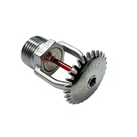 BangMei DN15 Q3 Bohlam Kaca Merah Lapisan Krom Kuningan 1/2 K80 68 Kepala Sprinkler Tegak Otomatis untuk Penanggulangan Kebakaran Kelas A/B