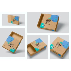 Custom Logo Eco Friendly Kraft Sliding Drawer Packaging Box Rigid Cardboard Mailer Gift Box for Shipping - Product Image 4
