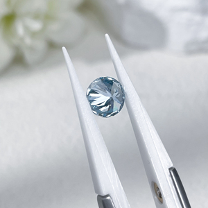 เพชรแล็บสีน้ำเงินทรงกลม Starsgem ขนาด 1.5-2 กะรัต พร้อมใบรับรอง IGI CVD VS-VVS เพชรทรงกลมสีน้ำเงินเพาะเลี้ยงในห้องปฏิบัติการ - Product Image 3