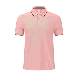 เสื้อโปโลผ้าฝ้ายถักสำหรับผู้ชาย แขนสั้น สำหรับฤดูร้อน ชุดทำงานธุรกิจ ป้องกันการหดตัว พร้อมป้ายและแท็ก - Product Image 4