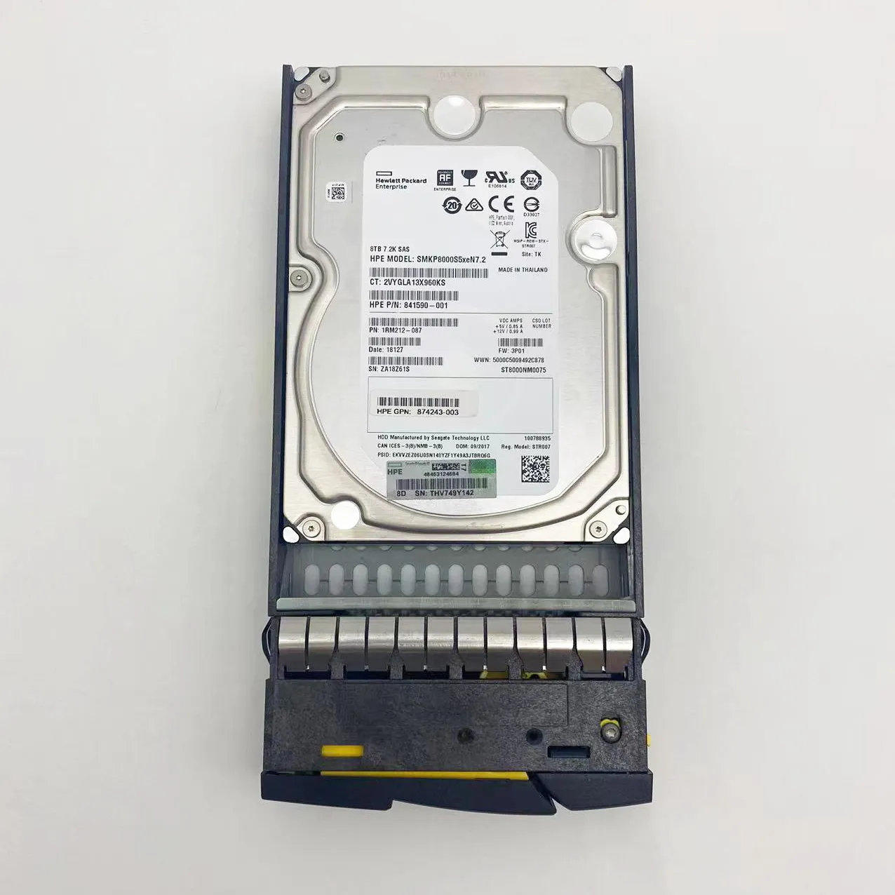 External hard disk 8TB HDD 846590-001 P9B44B-P9B44A HPE 3PAR 8000 7.2K 3.5 inch server hard drive