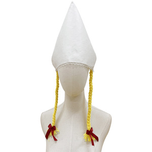 Sombreros de Cono Tejidos para Mujer, Estilo Oktoberfest, Diadema Ajustable con Trenzas, Accesorio de Disfraz para Fiestas, para Vestidos de Festival, para las Cuatro Estaciones - Product Image 5