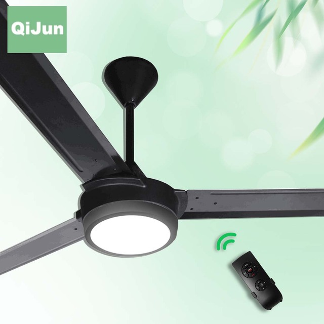 Premium Smart Home Energy Saving 56 / 60 Inch Remote Control Industrial Steel Ceiling Fan Perfect for Living-room Dining-room