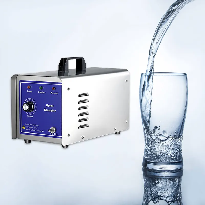 Qlozone ev kullanımı mini drinking su arıtma araba hava temizleyici içme suyu için taşınabilir ozon jeneratörü