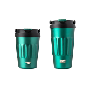 Olerd - Taza de Viaje Vintage de 500 ml, Taza de Café Portátil de Acero Inoxidable Ecológica, Moderna y Lujosa con Asa, Termo de Vacío de 12 a 24 Horas - Product Image 4