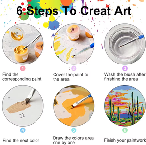 Kits de pintura por números personalizados DIY pinturas al óleo digitales de Papá Noel y el bebé para adultos - Product Image 3