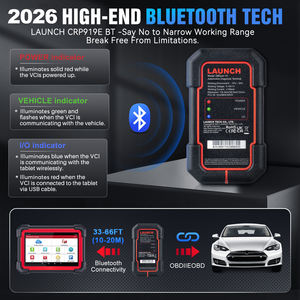 Launch 2026 X431 CRP919E BT Strumento Diagnostico Auto Multisistema con Codifica ECU, CANFD&DOIP, FCA AutoAuth, 2 Anni Gratuiti - Product Image 5