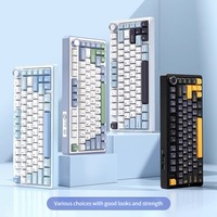Structure de joint de clavier de jeu mécanique Aula F75 Max avec écran TFT et bouton rétro-éclairage RVB tri-mode échange à chaud pour Win/Mac