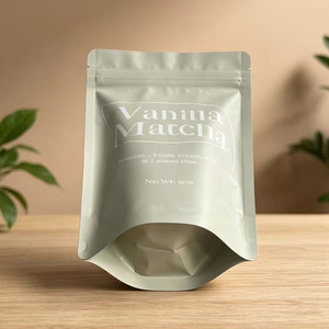 Bolsa de Mylar de Aluminio de Grado Alimenticio con Impresión Digital y Tacto Suave, para Envasado de Matcha de 150g, Venta al Por Mayor de Fábrica - Product Image 3