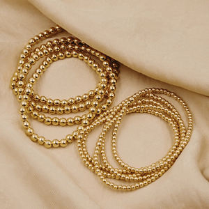 Go2boho богемные Классические Золотые модные ювелирные изделия женские ежедневные браслеты с золотыми бусинами для друзей модные подарки на годовщину - Product Image 1