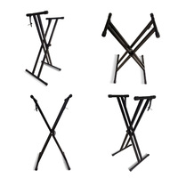 Support de clavier portable X-Frame Assemblage rapide Conception détachable pour synthétiseurs Pianos numériques Construction en acier léger