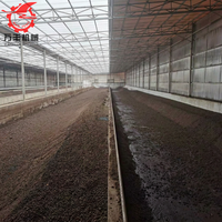 Retourneur de compost à chenilles pour la transformation du fumier de poulet