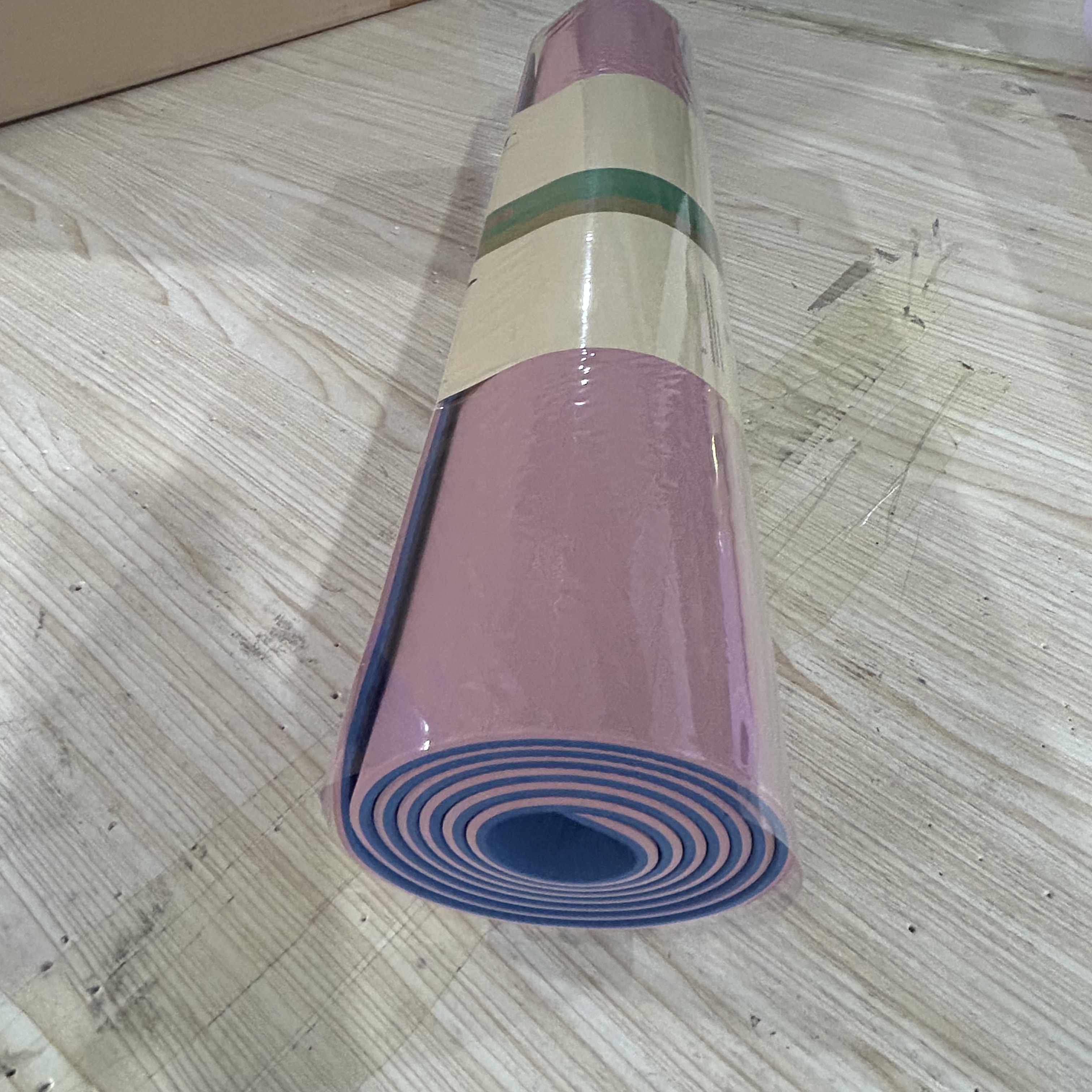 Pink top and blue bottom