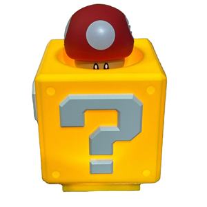 Smart casa luci Super lampa punto <span class=keywords><strong>interrogativo</strong></span> blocco luce notturna da tavolo lampada quadrata altoparlante Led 3D - Product Image 1