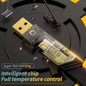 Nhà Máy 6A Loại C siêu nhanh sạc cáp PD 65W USB <span class=keywords><strong>4</strong></span> Trong 1 chuyển đổi sạc cáp - Product Image 5