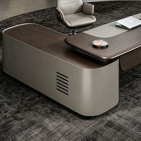 Bureau de direction de luxe KMJ, table de bureau de direction, table de bureau de PDG, table de patron