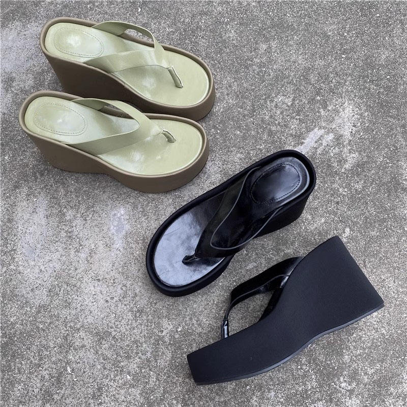 Latest Design Famous ZA Sandals Waterproof Platform Wedges Flip