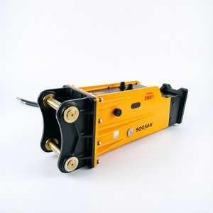 SB81 Nuevo Martillo Hidráulico de Construcción en Caja HB20G con Bomba, Motor, Núcleo Mecánico, Cincel, Rodamientos y Componentes - Product Image 1
