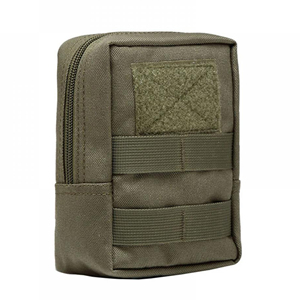 600D Outdoor Waist Bag Multitool Molle Pouch <b>Tool</b> Zipper Waist Pack Hungitng Accessory Durable Belt Pouch - Product Image 1