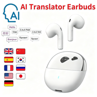 Casque de traduction vocale instantanée 2026 – Écouteurs sans fil à traduction IA pour l'interprétation en temps réel des réunions