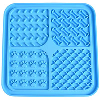Tapis de léchage en silicone portable, écologique, durable et de qualité supérieure, distributeur de nourriture lent avec ventouse pour chiens, chats et petits animaux
