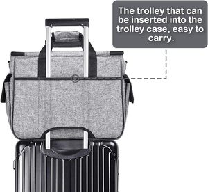 กระเป๋าใส่จักรเย็บผ้าแบบพับได้กระเป๋ามีล้อลากทนทาน - Product Image 2