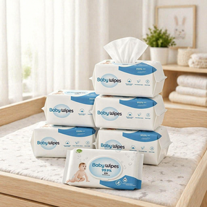 <span class=keywords><strong>Toallitas</strong></span> Húmedas <span class=keywords><strong>para</strong></span> Bebé Ecológicas, Orgánicas y Naturales, Material No Tejido, Etiquetas Privadas Personalizadas, Extra Suaves, Sin Perfume, 60 <span class=keywords><strong>Toallitas</strong></span> - Product Image 2