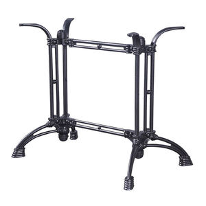 Base de Mesa Doble de Hierro Fundido Resistente con 4 Patas para Mesas de Comedor de Exterior y Hoteles - Uso en Restaurantes - Product Image 1