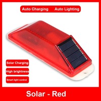 Feu de signalisation solaire réfléchissant pour garde-corps, lumière de sécurité LED pour camion, batterie au lithium, matériau PC, fixation magnétique