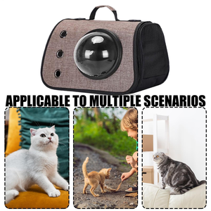 Pet Portable Space Capsule Takeaway Cat Dog Bag Handheld <b>Foldable</b> Single-Shoulder Outdoor <b>Backpack</b> Cartoon 7kg Capacity - Product Image 3