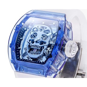 Top-notch 052 Sapphire Crystal Skull case Tourbillon Sports Water-resistant <b>Automatic</b> Mechanical Men's Business Watch - Product Image 1