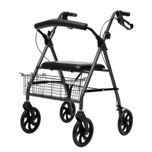 Kefu Rollator <b>Walker</b> With Wheels Aluminum Alloy <b>Frame</b> For Elderly Mobility Aid With Seat And Basket - Product Image 1